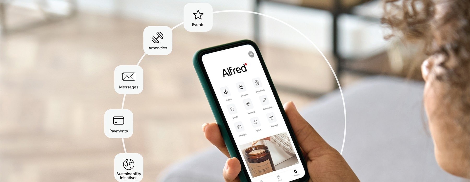 a person holding a phone